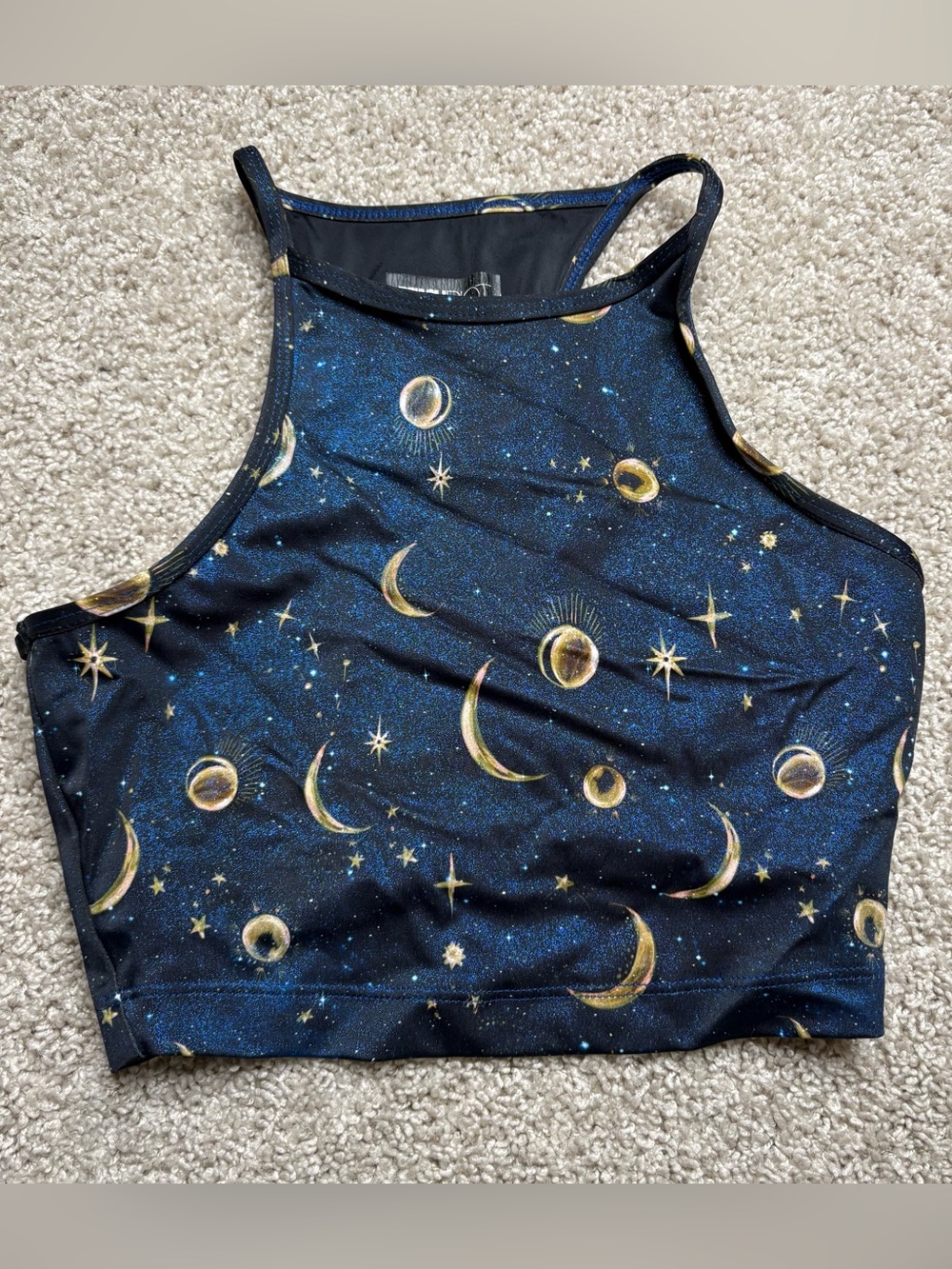 Beach Riot High Neck Crop Tank